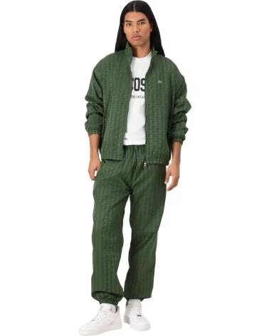 VESTE LACOSTE MONOGRAMME BH8902 HOMME VERT VERDE