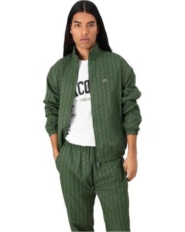 VESTE LACOSTE MONOGRAMME BH8902 HOMME VERT VERDE