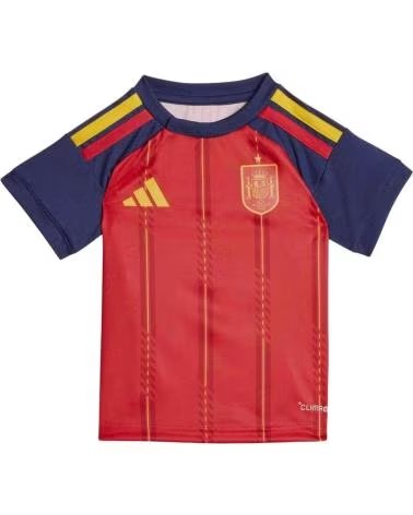 ADIDAS RFEF H BABY SET SPANIEN HEIMTRIKOT VIVRED