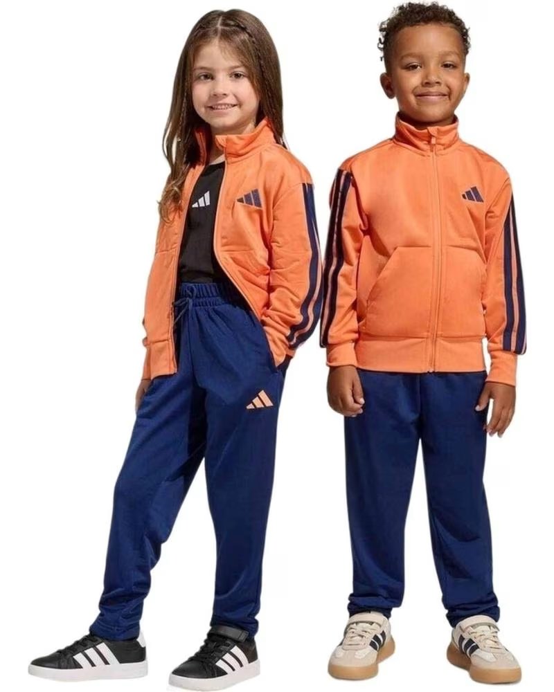 ADIDAS CONJUNTO DE AGASALHO LK 3S TRICOT PARA CRIANÇAS DUOR-DKBLUE