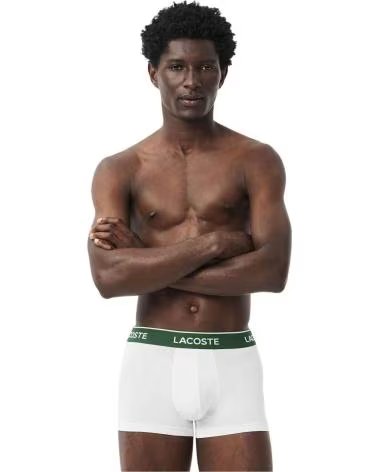 LACOSTE PACK DE CALZONCILLOS 292903200001 EN MULTICOLOR PARA HOMBRE NOIR-BLANC-ARGENT CHINE