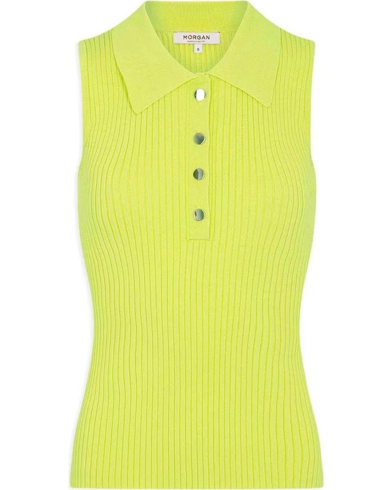 MORGAN TOP DE MALHA 412400100001 SEM MANGAS VERDE