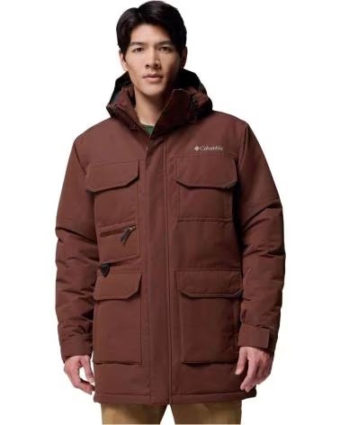 COLUMBIA LANDROAMER II HOODED PARKA FOR MEN MARRON