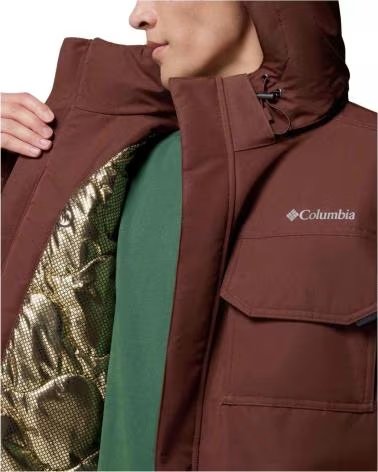 COLUMBIA LANDROAMER II HOODED PARKA FOR MEN MARRON
