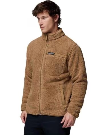 COLUMBIA VESTE POLAIRE RUGGED RIDGE HIGH PILE FULL ZIP MARRON