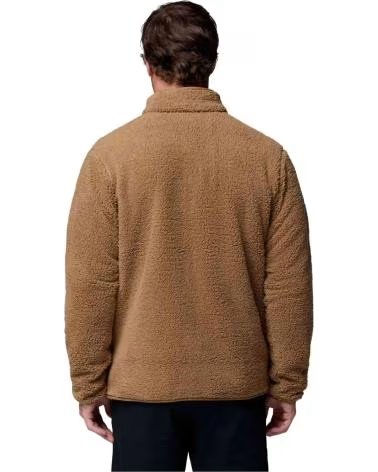 COLUMBIA VESTE POLAIRE RUGGED RIDGE HIGH PILE FULL ZIP MARRON