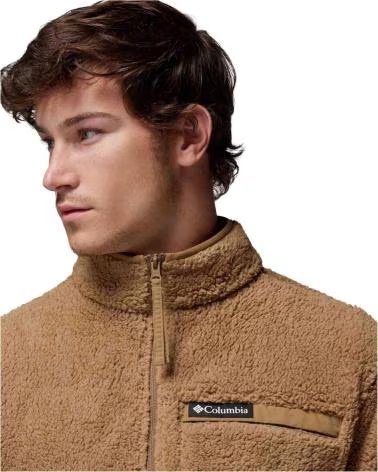 COLUMBIA VESTE POLAIRE RUGGED RIDGE HIGH PILE FULL ZIP MARRON