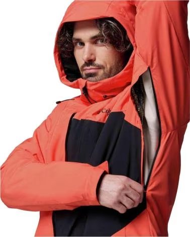 COLUMBIA CASACO COM CAPUZ PARA HOMEM WINTER DISTRICT III INTENSO