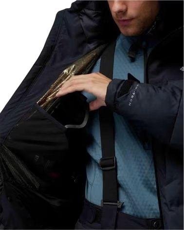 COLUMBIA GLACIER RIDGE DOWN HOODED JACKET FOR MEN