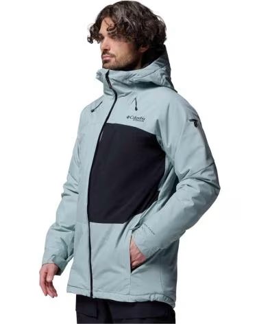 COLUMBIA CHAQUETA CHAQUETA CON CAPUCHA WINTER DISTRICT III AZUL EN AZUL PARA HOMBRE CELESTE