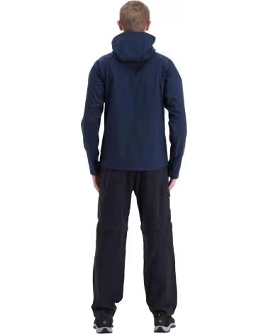 COLUMBIA CHAQUETA CHAQUETA CON CAPUCHA CASCADE RIDGE III SOFTSHELL AZUL EN AZUL PARA HOMBRE MEDIANOCHE
