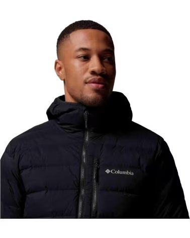 COLUMBIA CHAQUETA CHAQUETA CON CAPUCHA DRIFT PEAK STRETCH NEGRO EN NEGRO PARA HOMBRE DOWN