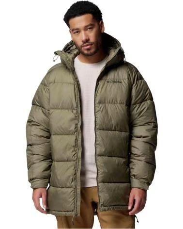 COLUMBIA GIACCA CON CAPPUCCIO PIKE LAKE PARKA DA UOMO GRISACEO