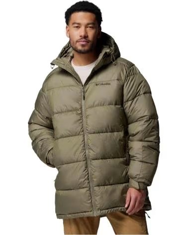 COLUMBIA GIACCA CON CAPPUCCIO PIKE LAKE PARKA DA UOMO GRISACEO