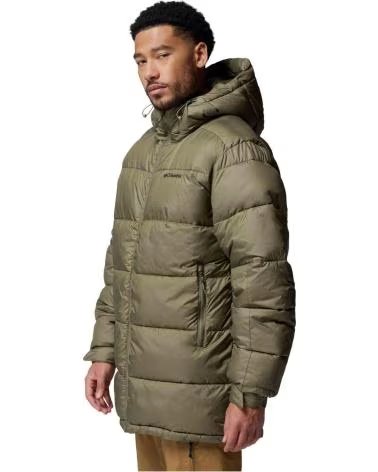 COLUMBIA GIACCA CON CAPPUCCIO PIKE LAKE PARKA DA UOMO GRISACEO