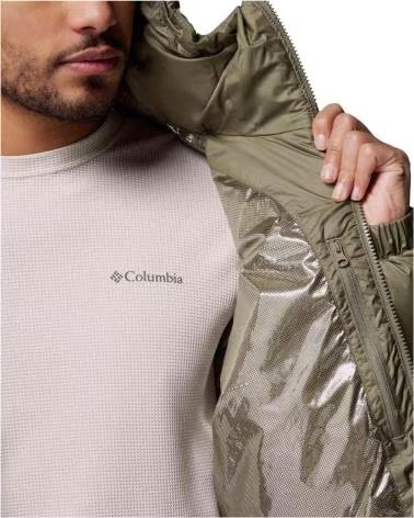 COLUMBIA GIACCA CON CAPPUCCIO PIKE LAKE PARKA DA UOMO GRISACEO