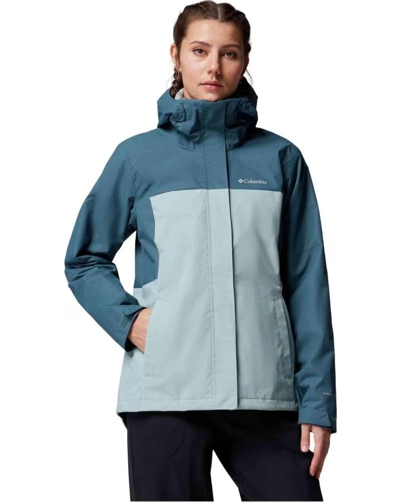 COLUMBIA CHAQUETA CHAQUETA CON CAPUCHA HIKEBOUND II INTERCHANGE AZUL PALIDO EN AZUL PARA MUJER