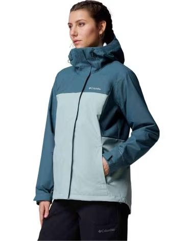COLUMBIA CHAQUETA CHAQUETA CON CAPUCHA HIKEBOUND II INTERCHANGE AZUL PALIDO EN AZUL PARA MUJER