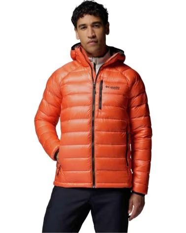 COLUMBIA GIACCA CON CAPPUCCIO DA UOMO ARCTIC CREST DOWN BRILLANTE