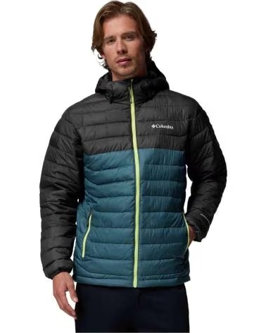 COLUMBIA CASACO COM CAPUZ POWDER LITE II VERDOSO