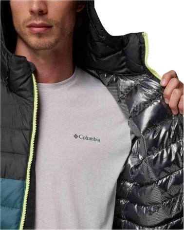 COLUMBIA CASACO COM CAPUZ POWDER LITE II VERDOSO