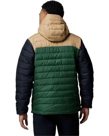 COLUMBIA GIACCA CON CAPPUCCIO POWDER LITE II NEGRO