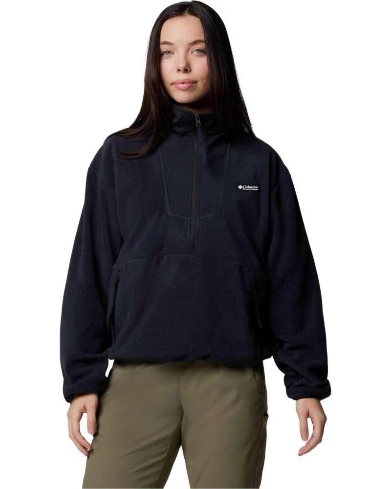 COLUMBIA FELPA CON MEZZA ZIP SEQUOIA GROVE FLEECE DA DONNA MUJER