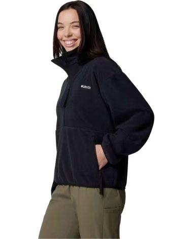 COLUMBIA FELPA CON MEZZA ZIP SEQUOIA GROVE FLEECE DA DONNA MUJER