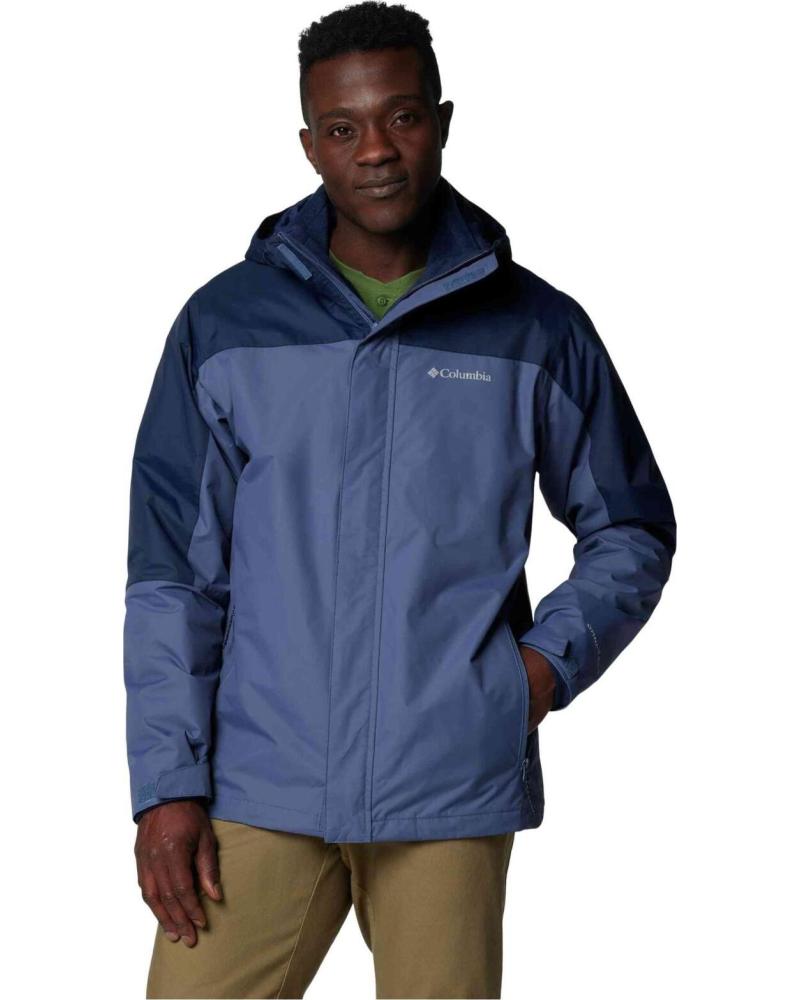 COLUMBIA CHAQUETA CHAQUETA CON CAPUCHA TUNNEL FALLS II INTERCHANGE AZUL EN AZUL PARA HOMBRE VIOLETA