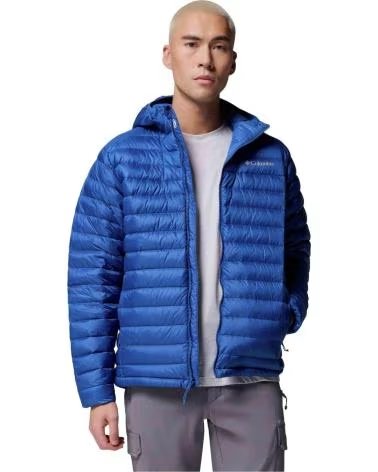 COLUMBIA VESTE CORELITE DOWN À CAPUCHE BLEUE ULTRA