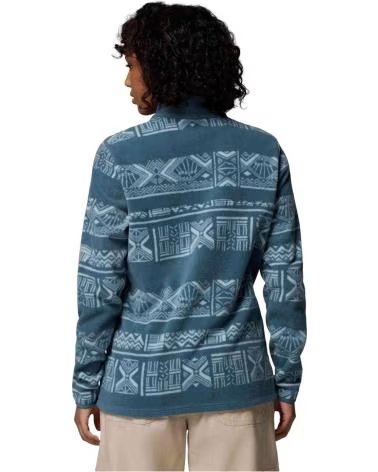 COLUMBIA FELPA IN PILE BENTON SPRINGS PRINTED HALF ZIP MUJER