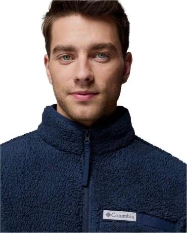 COLUMBIA GIACCA RUGGED RIDGE HIGH PILE FULL ZIP NOCHE
