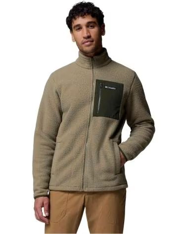 COLUMBIA GIACCA IN PILE JASPER RIDGE FULL ZIP VERDOSO