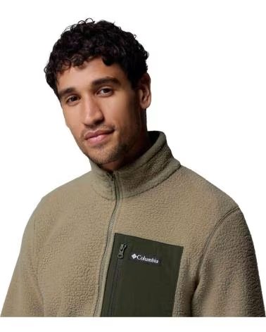 COLUMBIA GIACCA IN PILE JASPER RIDGE FULL ZIP VERDOSO