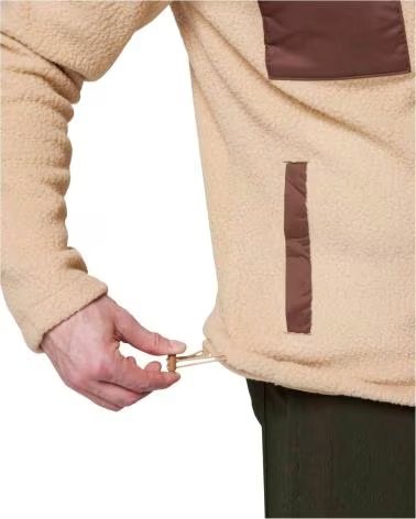 COLUMBIA CASACO POLAR JUNIPER PEAK FULL ZIP HOMEM BEGE