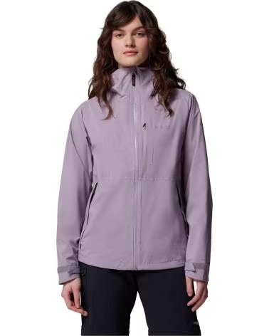 COLUMBIA CHAQUETA CHAQUETA CON CAPUCHA AMPLI-DRY II SHELL VIOLETA CLARO EN MORADO PARA MUJER