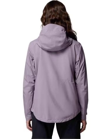 COLUMBIA CHAQUETA CHAQUETA CON CAPUCHA AMPLI-DRY II SHELL VIOLETA CLARO EN MORADO PARA MUJER