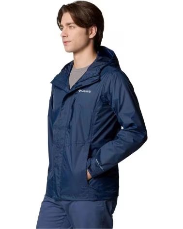 COLUMBIA GIACCA CON CAPPUCCIO POURING ADVENTURE III DA UOMO NOCHE