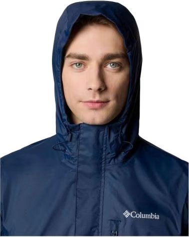 COLUMBIA GIACCA CON CAPPUCCIO POURING ADVENTURE III DA UOMO NOCHE