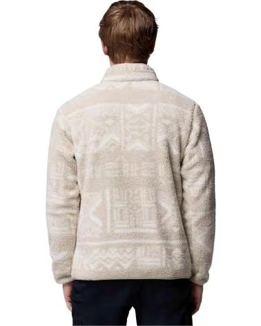 COLUMBIA RUGGED RIDGE HIGH PILE HALF ZIP FLEECE JACKET BLANCO