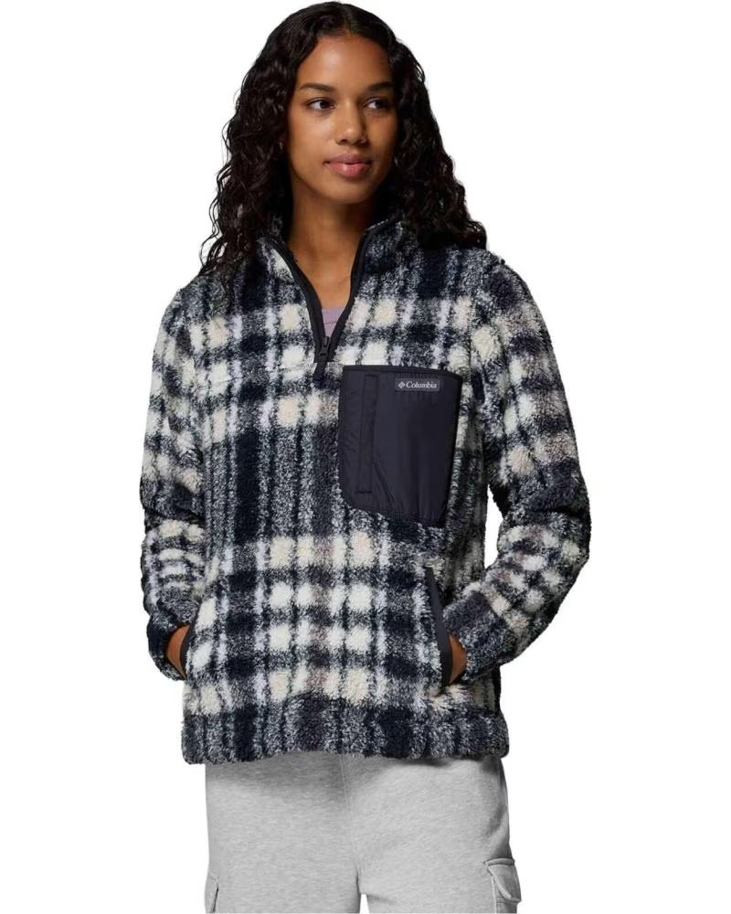 COLUMBIA GIACCA IN PILE WEST BEND QUARTER ZIP II MUJER