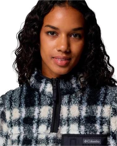 COLUMBIA GIACCA IN PILE WEST BEND QUARTER ZIP II MUJER