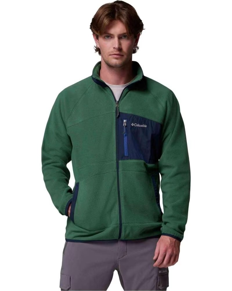 COLUMBIA GIACCA FAST TREK OVERLAY FULL ZIP VERDE
