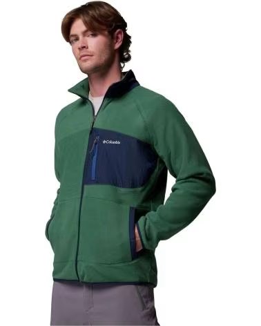 COLUMBIA GIACCA FAST TREK OVERLAY FULL ZIP VERDE