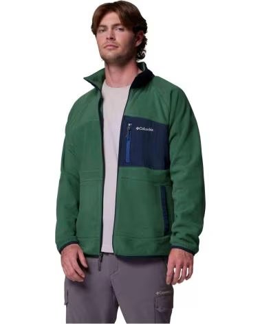 COLUMBIA GIACCA FAST TREK OVERLAY FULL ZIP VERDE