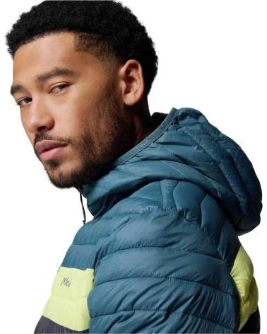 COLUMBIA POWDER PASS HOODED JACKET FOR MEN TURQUESA