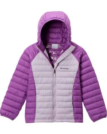COLUMBIA CASACO COM CAPUZ POWDER LITE II PARA MENINA NINA