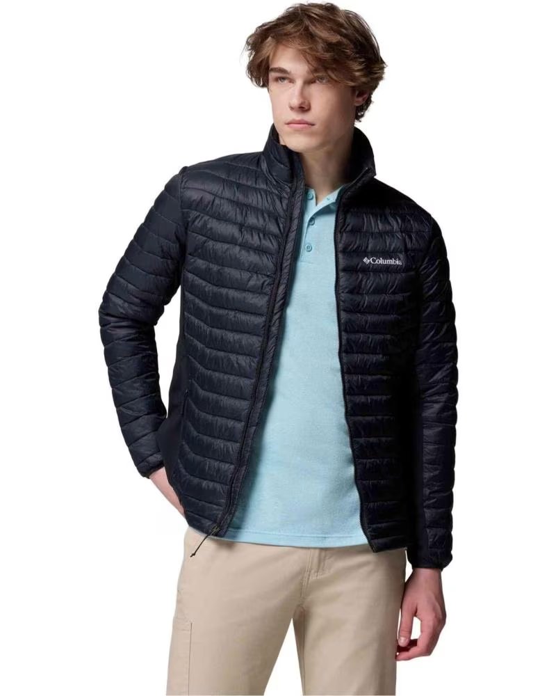 COLUMBIA CHAQUETA CHAQUETA POWDER PASS NEGRO EN NEGRO PARA HOMBRE HYBRID