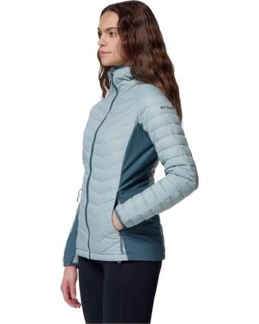 COLUMBIA GIACCA CON CAPPUCCIO POWDER PASS II HYBRID MUJER