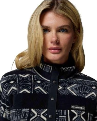 COLUMBIA BENTON SPRINGS PRINTED HALF ZIP FLEECE JACKET MUJER